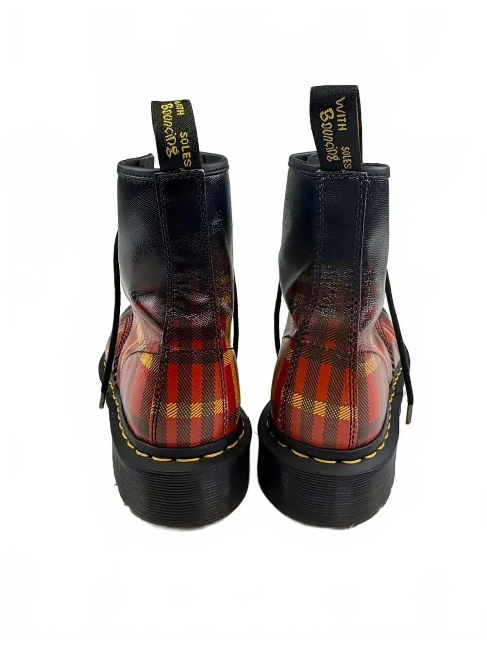 Dr. Martens 1460 McMartens Tartan Leather Boots Men’s Size 9